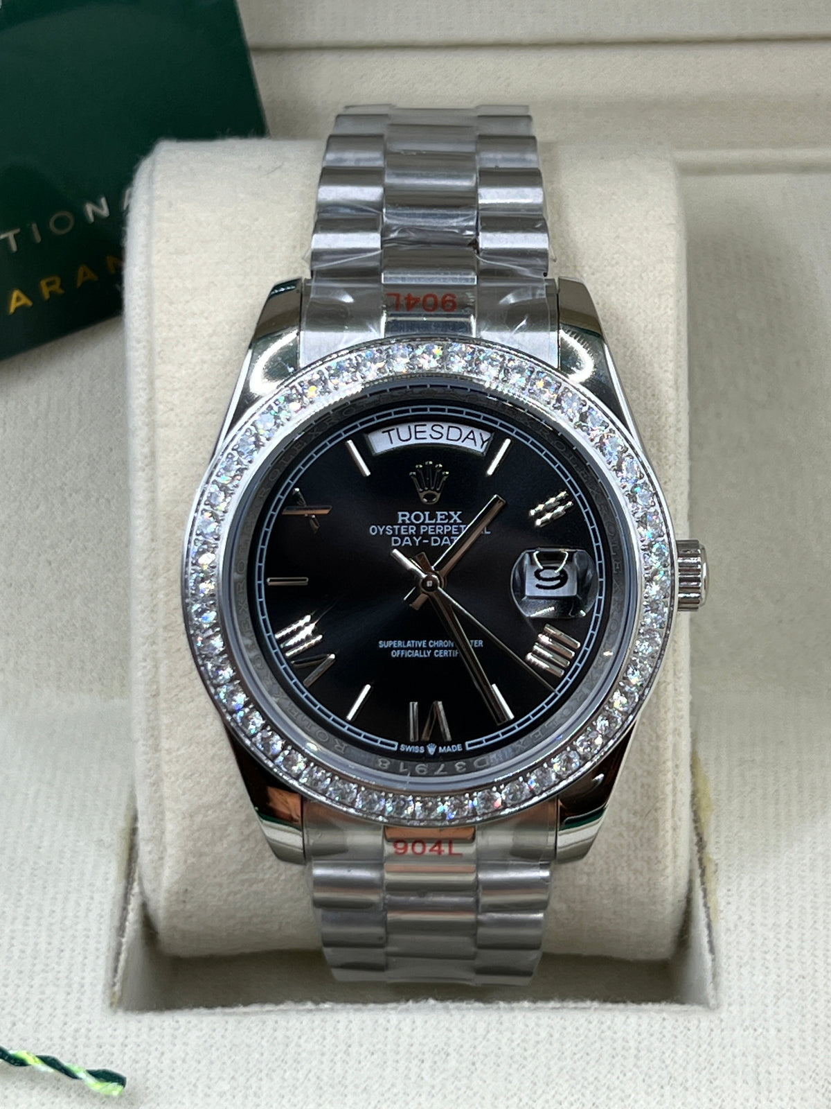 ROLEX DAY-DATE BLACK DIAMOND #DD2