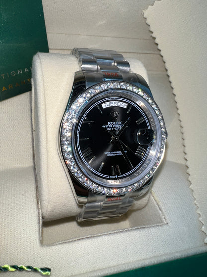 ROLEX DAY-DATE BLACK DIAMOND #DD2