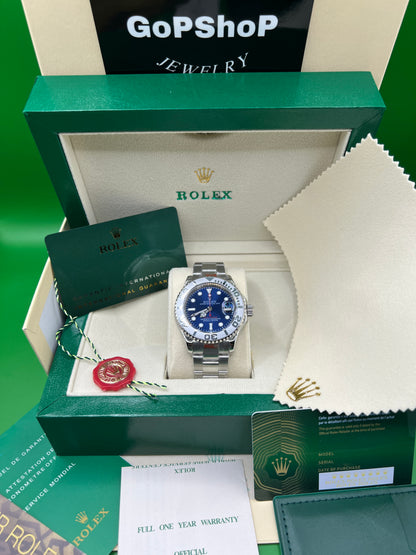 ROLEX YACHT-MASTER BLUE #YM1