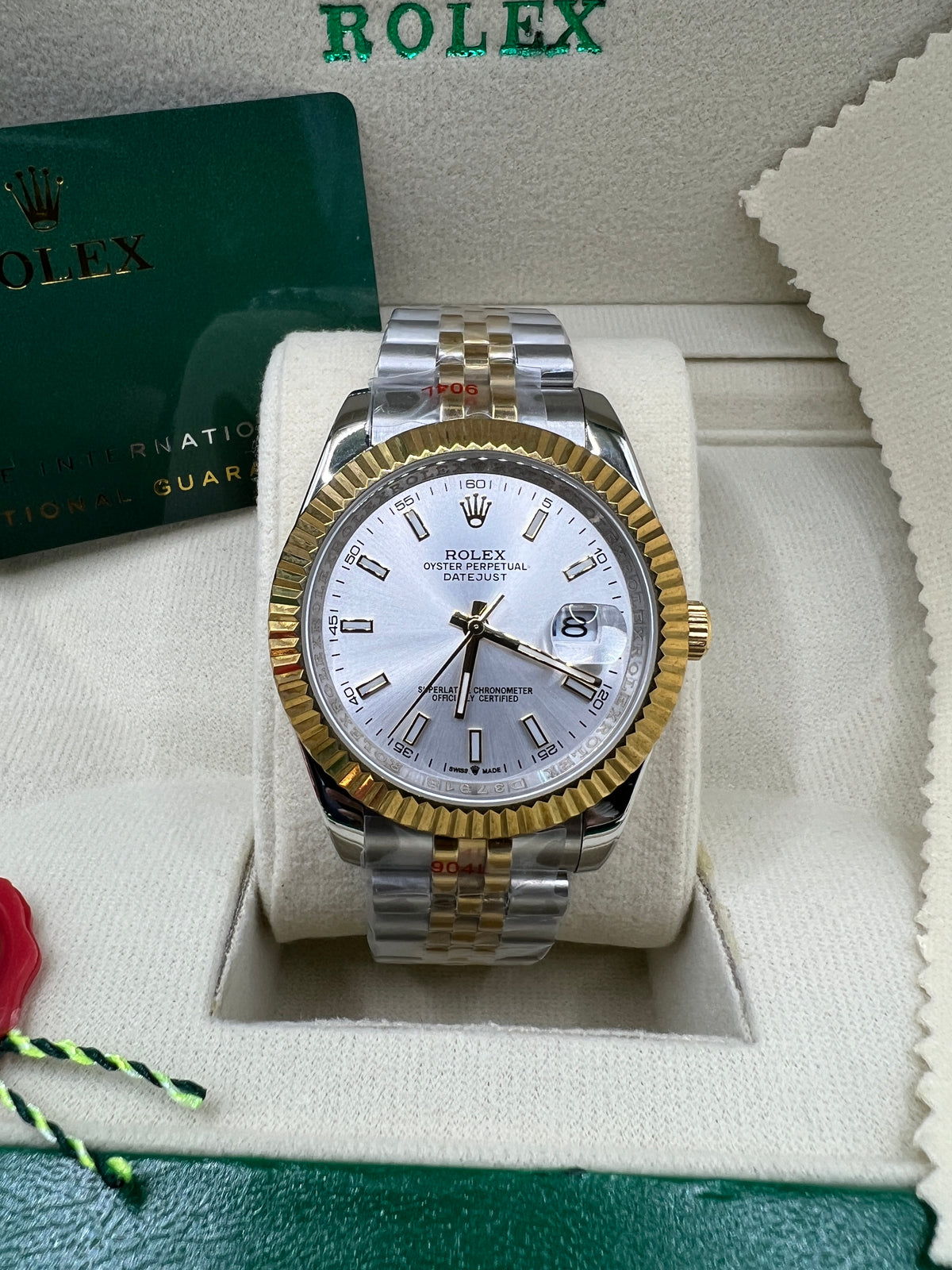 ROLEX DATE JUST METALLIC BICOLORE JUBILÉ #DT18