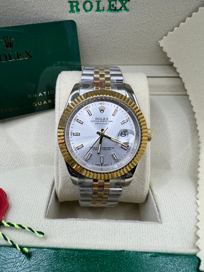ROLEX DATE JUST METALLIC BICOLORE JUBILÉ #DT18