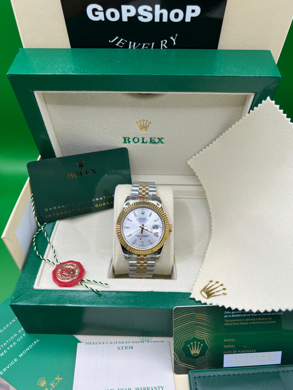 ROLEX DATE JUST METALLIC BICOLORE JUBILÉ #DT18