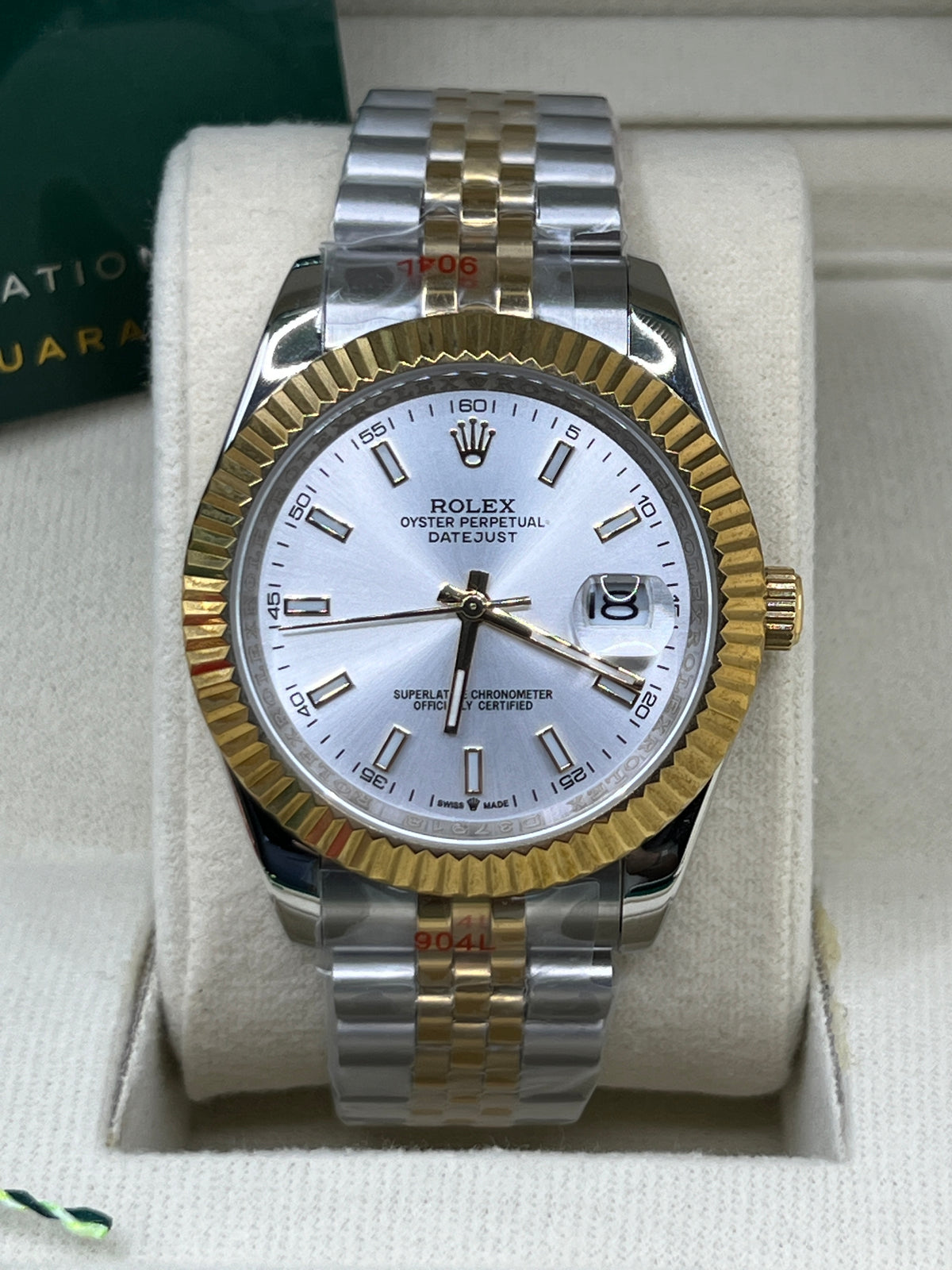 ROLEX DATE JUST METALLIC BICOLORE JUBILÉ #DT18
