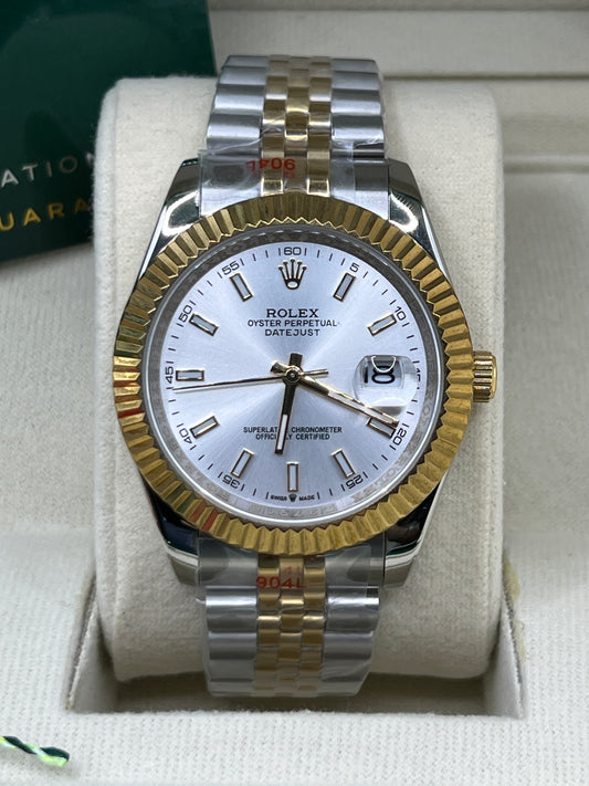 ROLEX DATE JUST METALLIC BICOLOR JUBILEE #DT18