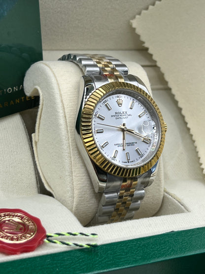 ROLEX DATE JUST METALLIC BICOLORE JUBILÉ #DT18