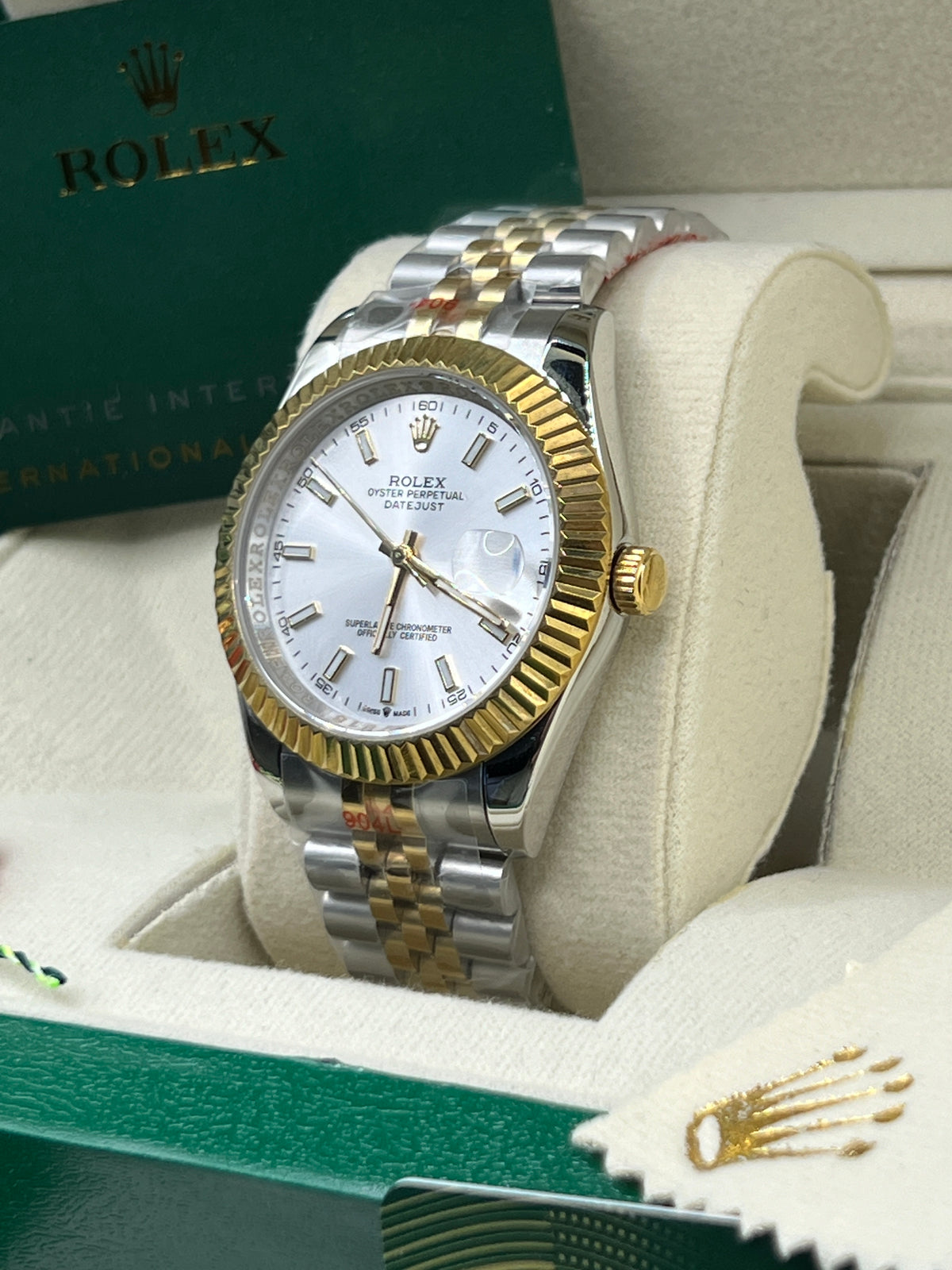 ROLEX DATE JUST METALLIC BICOLORE JUBILÉ #DT18