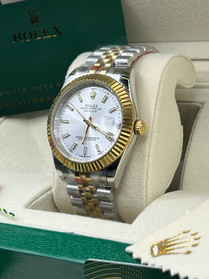 ROLEX DATE JUST METALLIC BICOLORE JUBILÉ #DT18