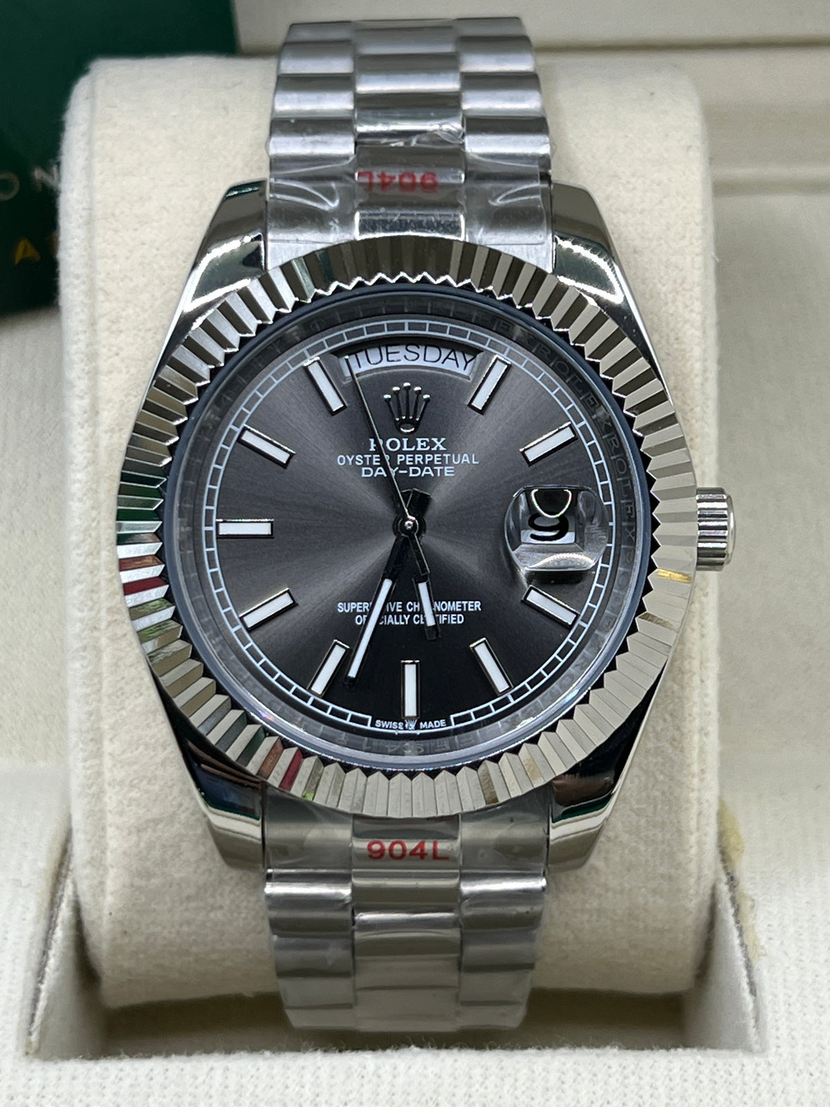 ROLEX DAY-DATE GRAY METALLIC #DD4