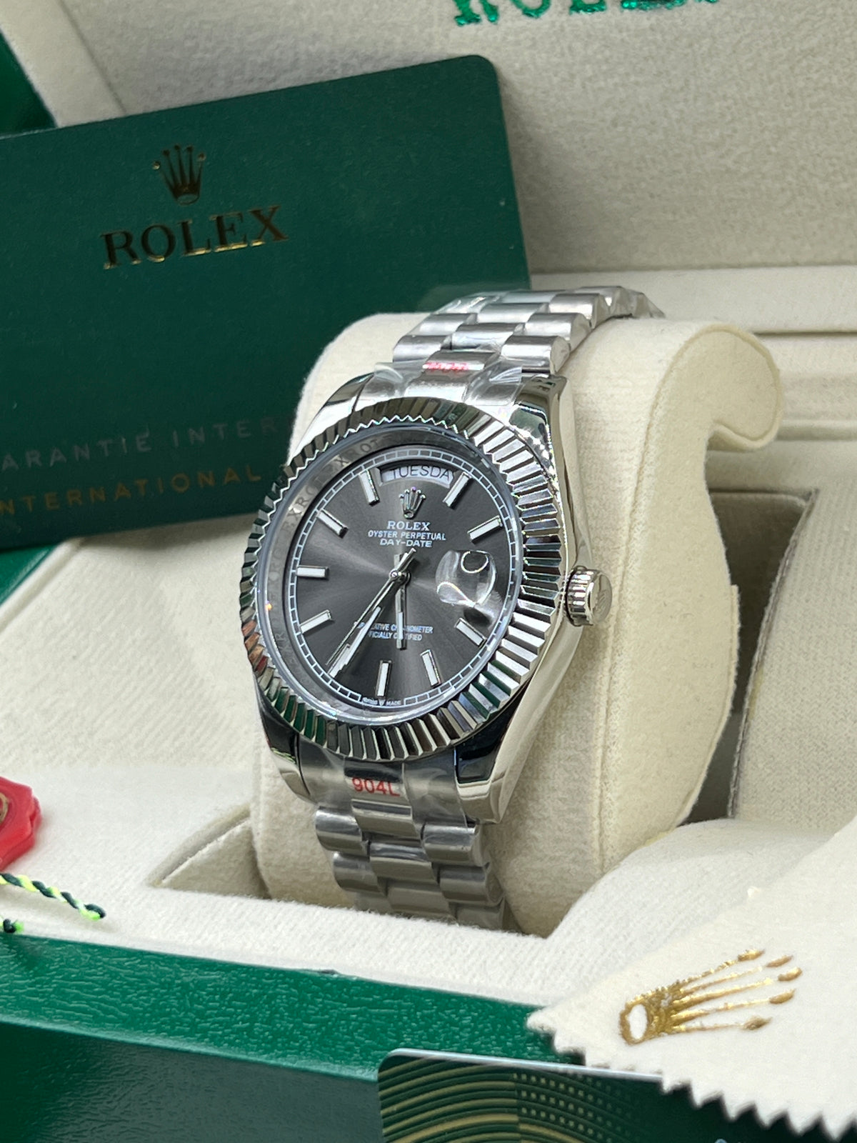 ROLEX DAY-DATE GRAY METALLIC #DD4