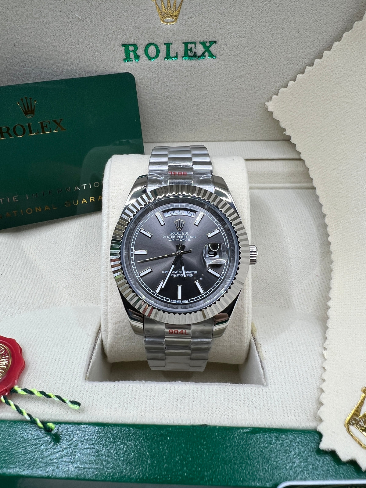 ROLEX DAY-DATE GRAY METALLIC #DD4