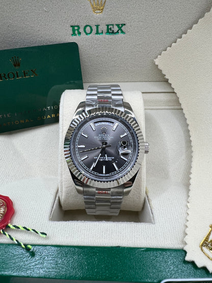ROLEX DAY-DATE GRAY METALLIC #DD4