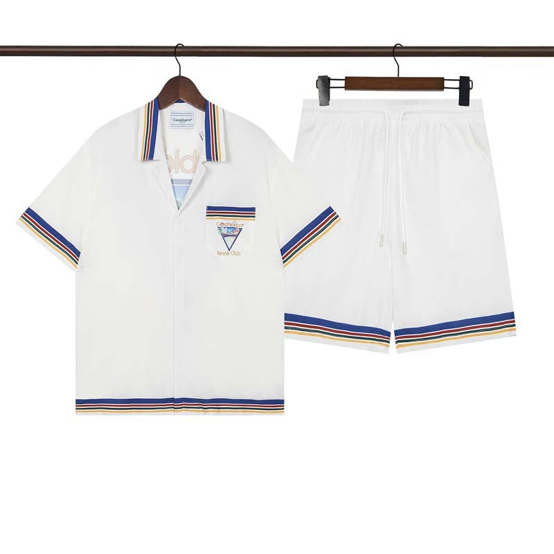 CASABLANCA PARIS SUMMER SET – Premium Shirt & Shorts Set
