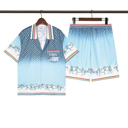 CASABLANCA PARIS SUMMER SET – Premium Shirt & Shorts Set