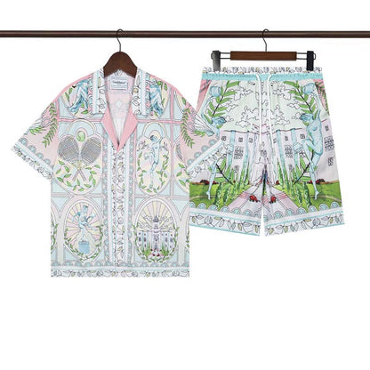 CASABLANCA PARIS SUMMER SET – Premium Shirt & Shorts Set