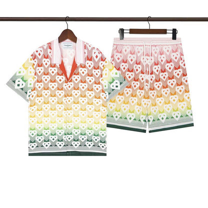 CASABLANCA PARIS SUMMER SET – Premium Shirt & Shorts Set