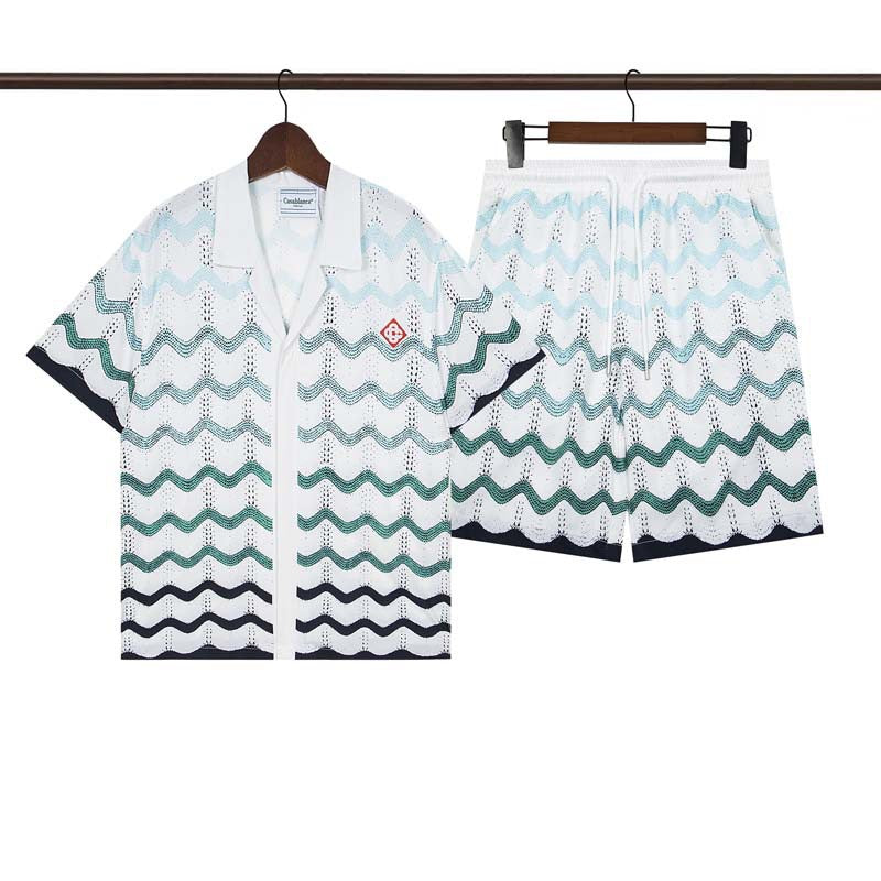 CASABLANCA PARIS SUMMER SET – Premium Shirt & Shorts Set