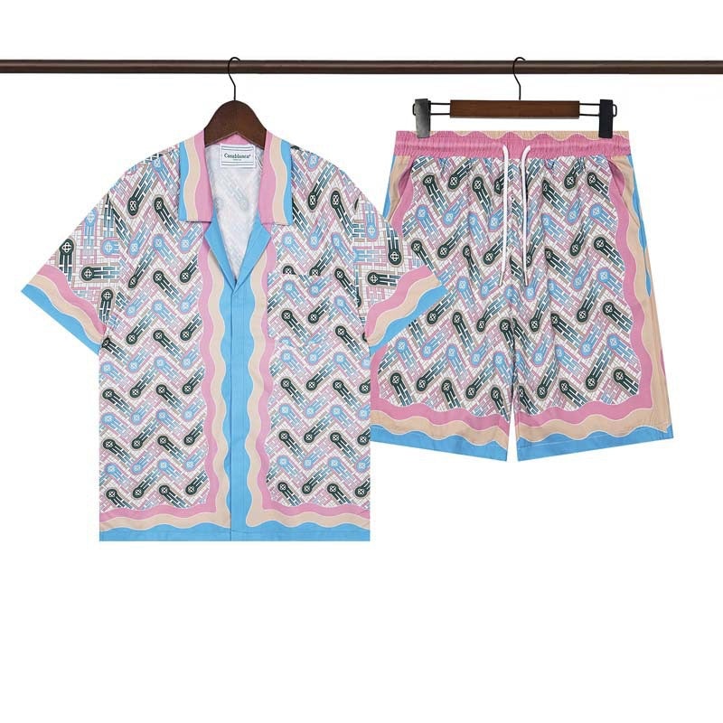 CASABLANCA PARIS SUMMER SET – Premium Shirt & Shorts Set