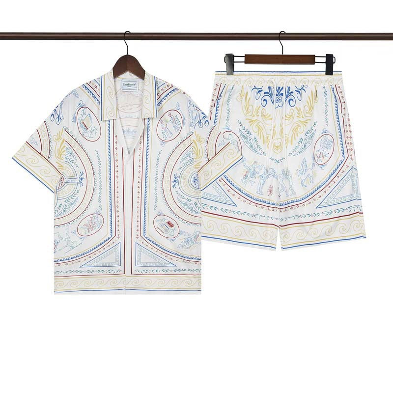 CASABLANCA PARIS SUMMER SET – Premium Shirt & Shorts Set