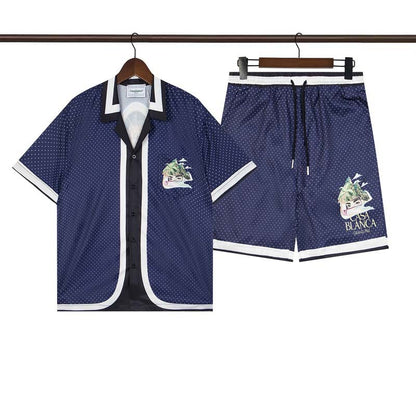 CASABLANCA PARIS SUMMER SET – Premium Shirt & Shorts Set