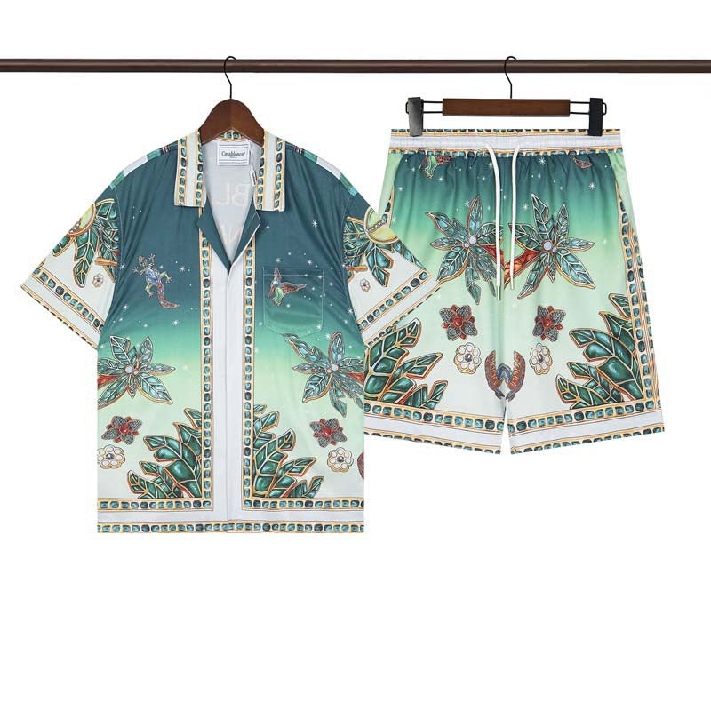 CASABLANCA PARIS SUMMER SET – Premium Shirt & Shorts Set