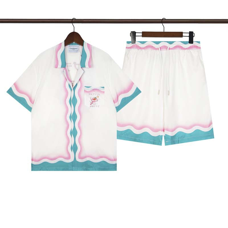 CASABLANCA PARIS SUMMER SET – Premium Shirt & Shorts Set