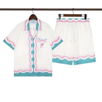 CASABLANCA PARIS SUMMER SET – Premium Shirt & Shorts Set