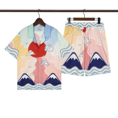 CASABLANCA PARIS SUMMER SET – Premium Shirt & Shorts Set