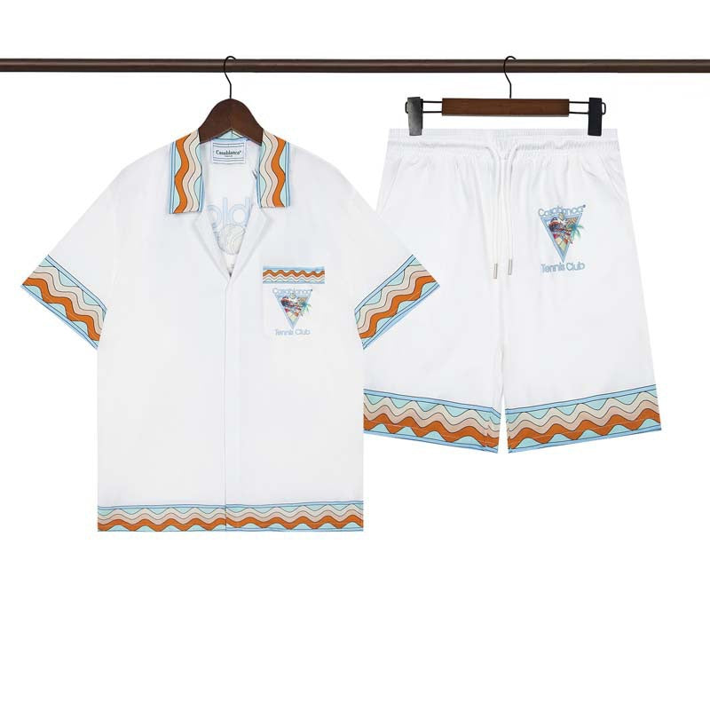 CASABLANCA PARIS SUMMER SET – Premium Shirt & Shorts Set