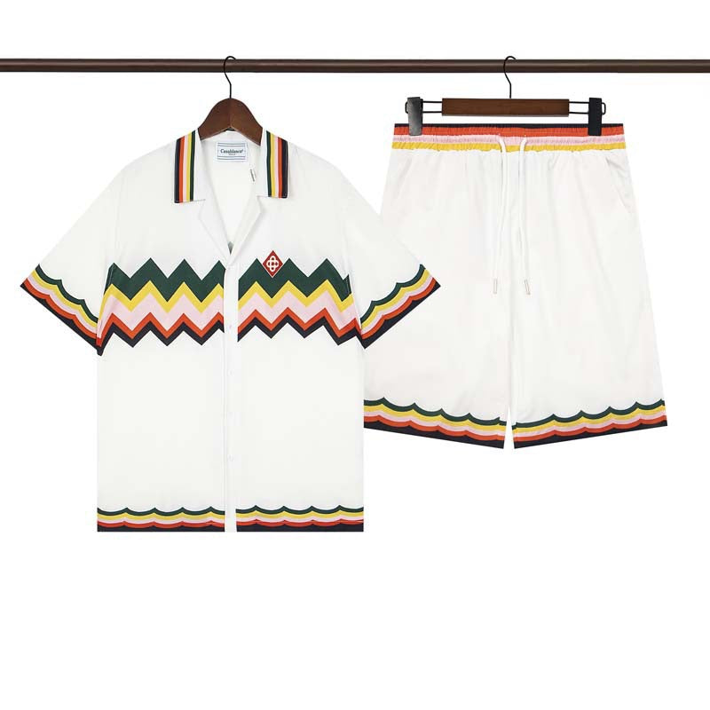 CASABLANCA PARIS SUMMER SET – Premium Shirt & Shorts Set