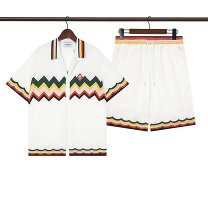 CASABLANCA PARIS SUMMER SET – Premium Shirt & Shorts Set