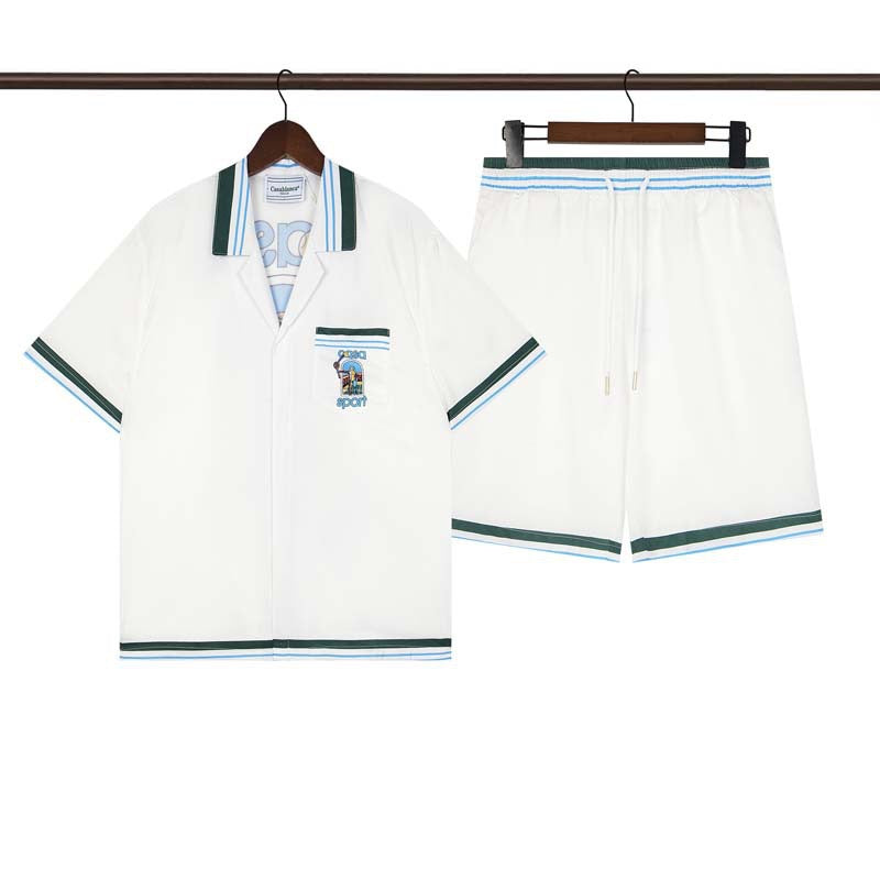 CASABLANCA PARIS SUMMER SET – Premium Shirt & Shorts Set
