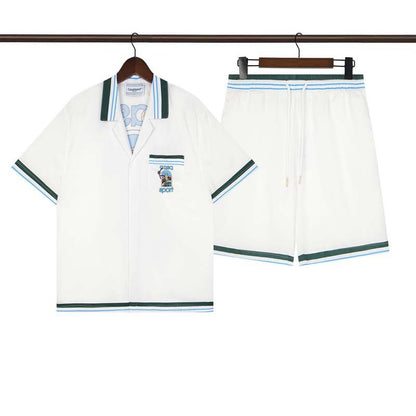 CASABLANCA PARIS SUMMER SET – Premium Shirt & Shorts Set