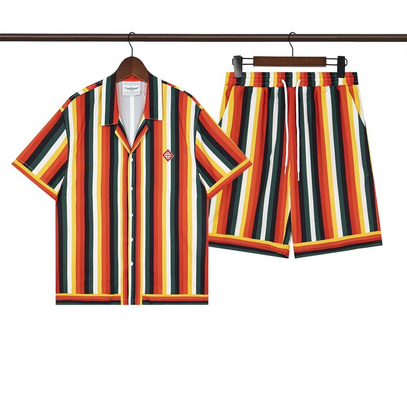 CASABLANCA PARIS SUMMER SET – Premium Shirt & Shorts Set