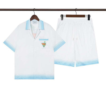 CASABLANCA PARIS SUMMER SET – Premium Shirt & Shorts Set
