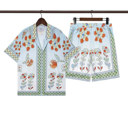 CASABLANCA PARIS SUMMER SET – Premium Shirt & Shorts Set