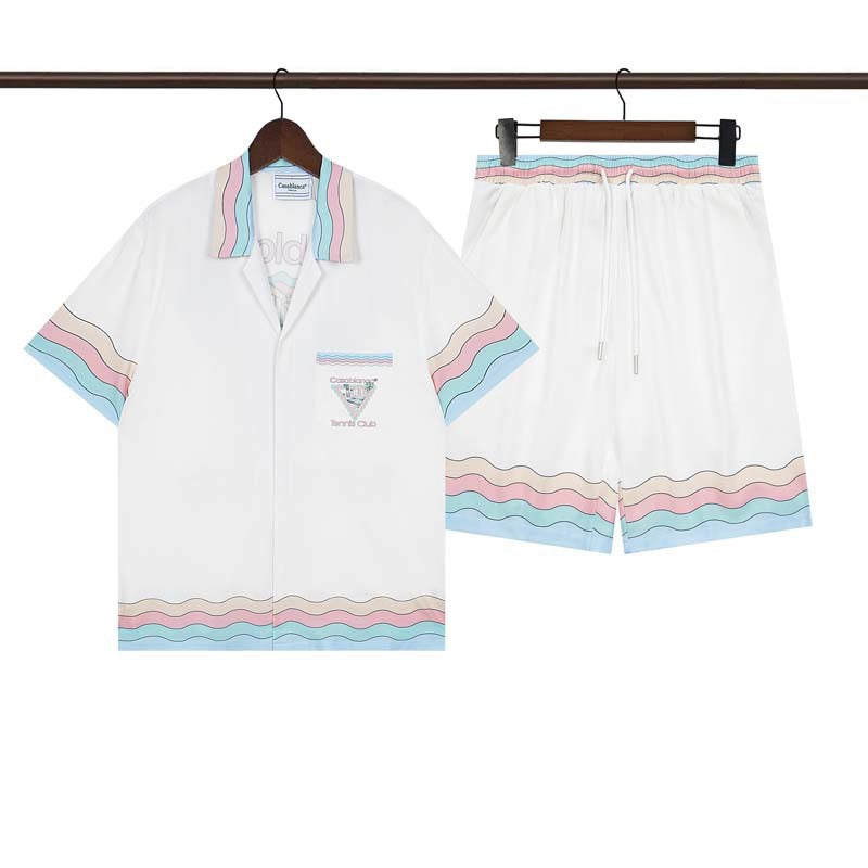 CASABLANCA PARIS SUMMER SET – Premium Shirt & Shorts Set