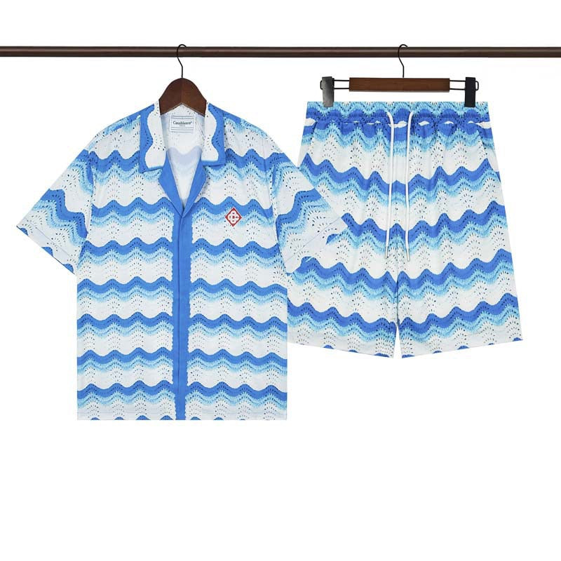 CASABLANCA PARIS SUMMER SET – Premium Shirt & Shorts Set