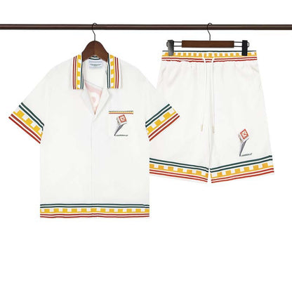 CASABLANCA PARIS SUMMER SET – Premium Shirt & Shorts Set