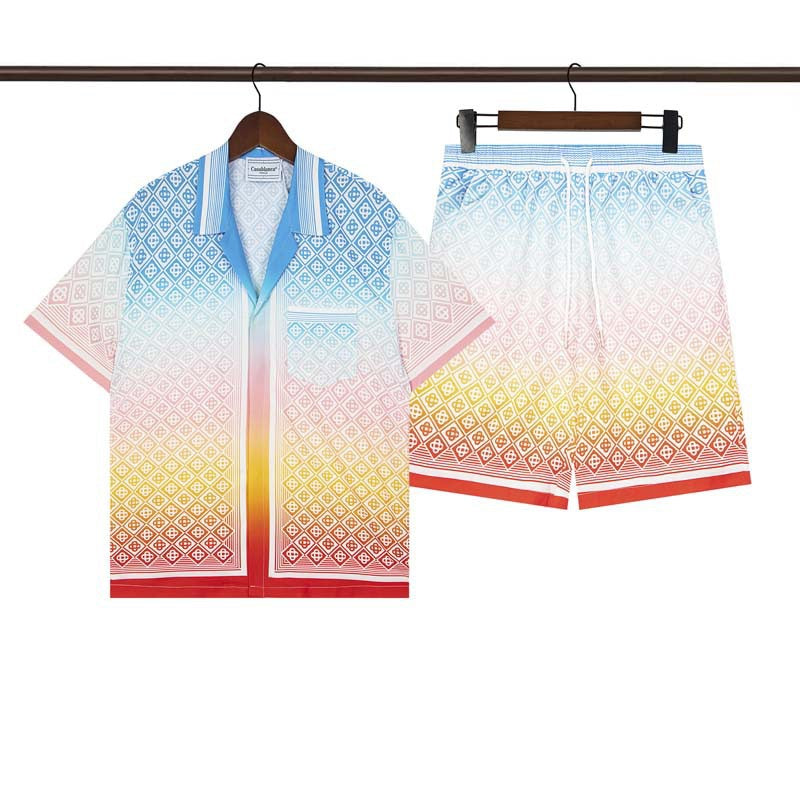 CASABLANCA PARIS SUMMER SET – Premium Shirt & Shorts Set