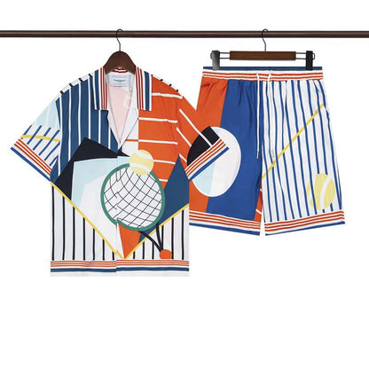 CASABLANCA PARIS SUMMER SET – Premium Shirt & Shorts Set