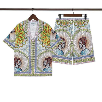 CASABLANCA PARIS SUMMER SET – Premium Shirt & Shorts Set