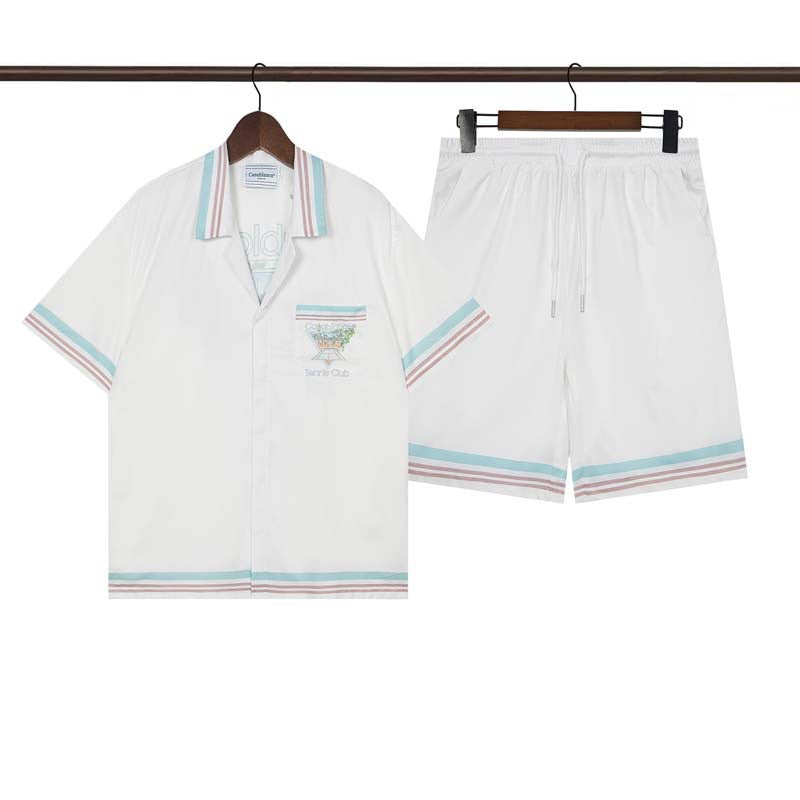 CASABLANCA PARIS SUMMER SET – Premium Shirt & Shorts Set