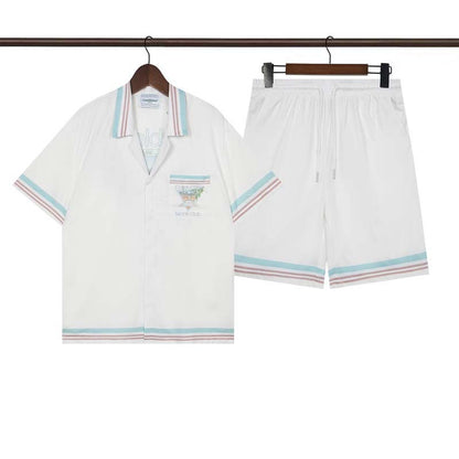 CASABLANCA PARIS SUMMER SET – Premium Shirt & Shorts Set