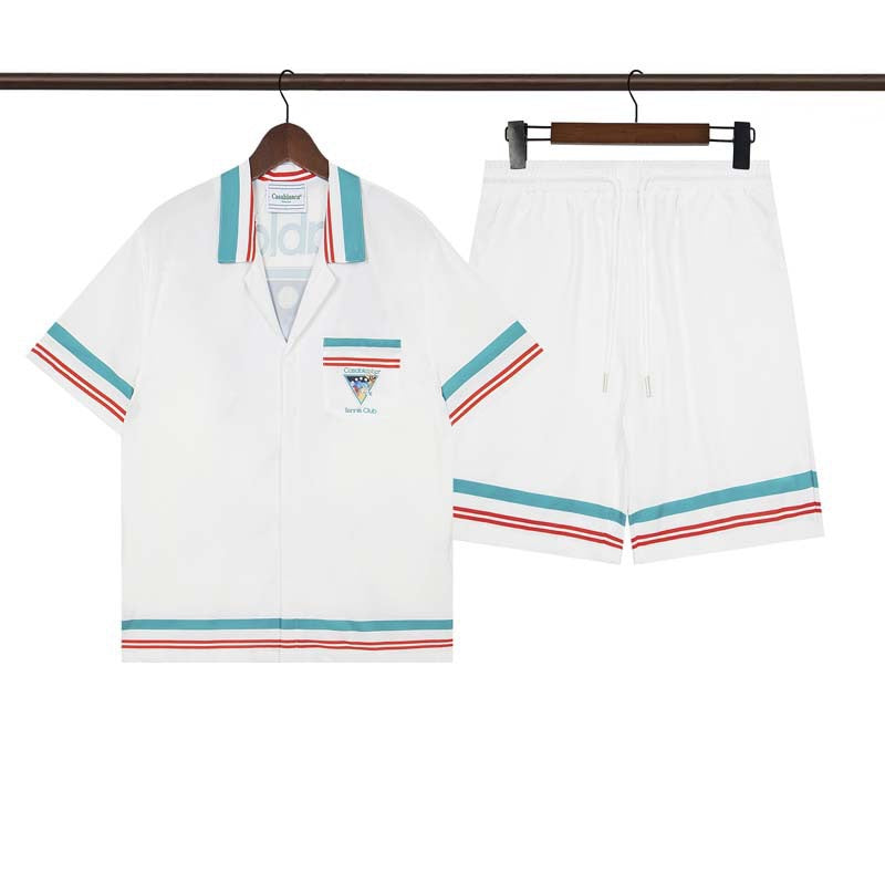 CASABLANCA PARIS SUMMER SET – Premium Shirt & Shorts Set