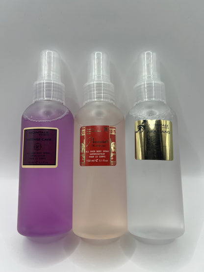 BODYSPRAYS 150ML - BACCARAT ROUGE - MONTALE INTENSE CAFE - ARABIANS