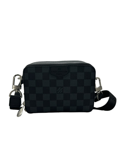 LOUIS VUITTON BAG - Damier Graphite Alpha - SMALL - UNISEX - CHECKED