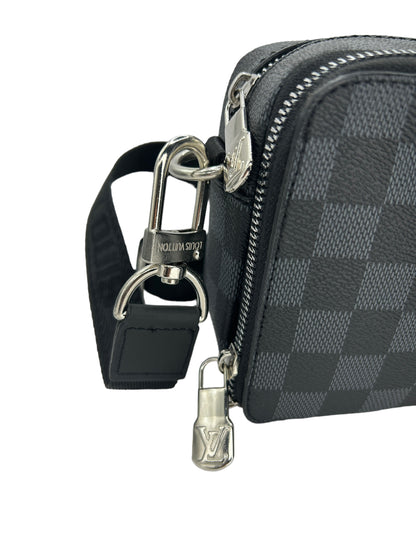 LOUIS VUITTON BAG - Damier Graphite Alpha - SMALL - UNISEX - CHECKED