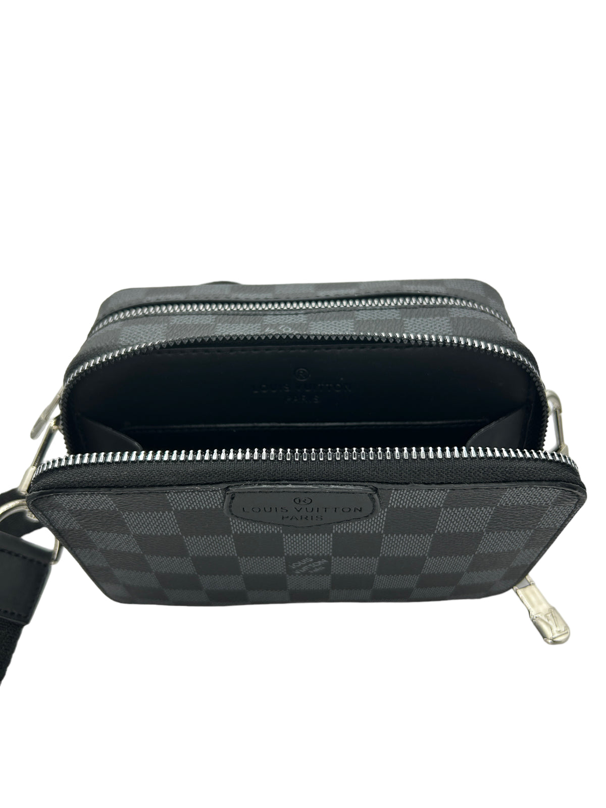 LOUIS VUITTON BAG - Damier Graphite Alpha - SMALL - UNISEX - CHECKED