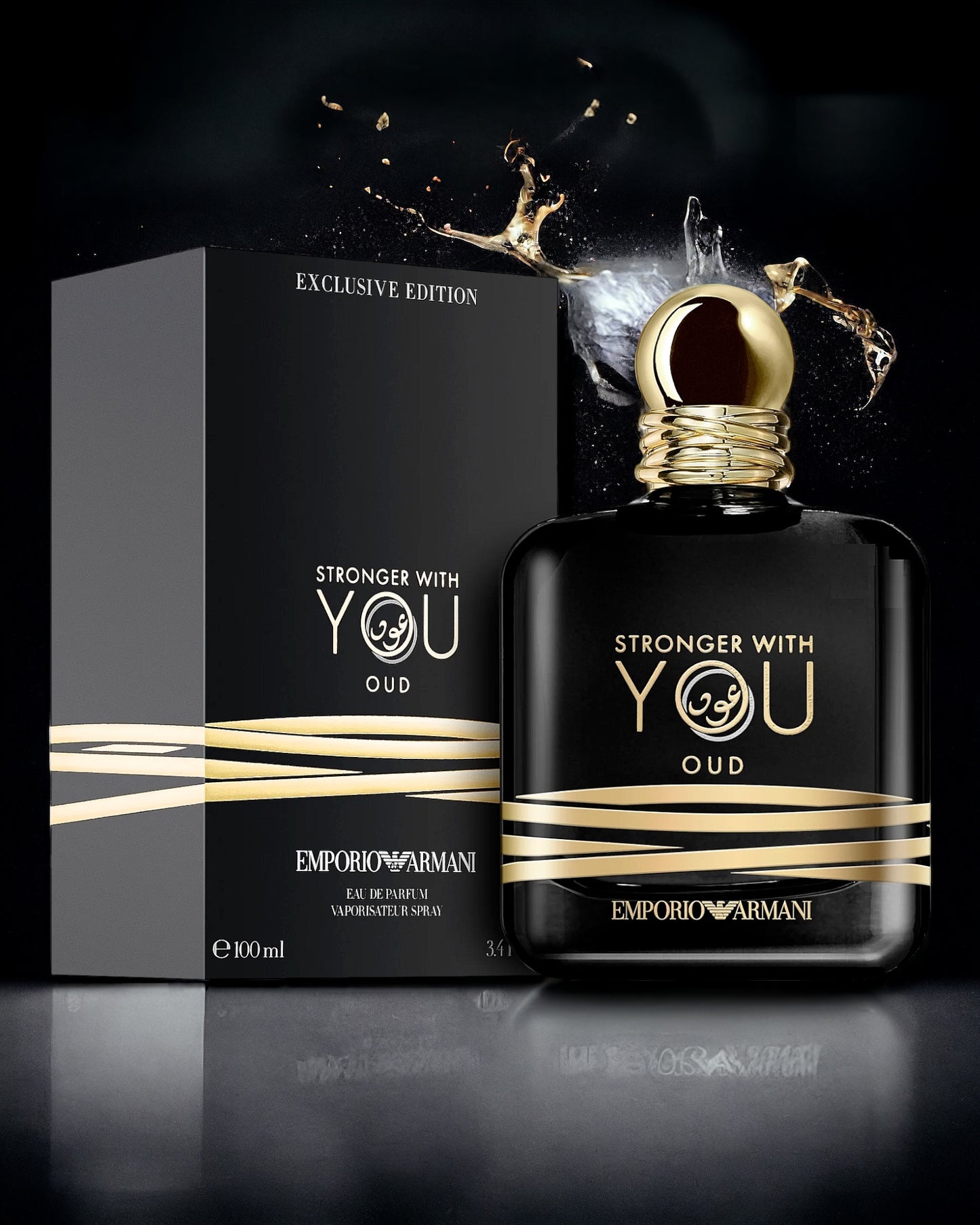 Armani Stronger With You OUD 100 ml Eau de Parfum & Ovp Exclusive-Edition