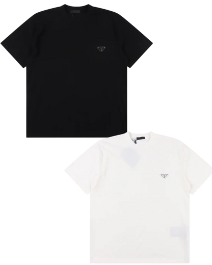 PRADA T-SHIRT - SCHWARZ / WEIß - SUPER CLONE 260g